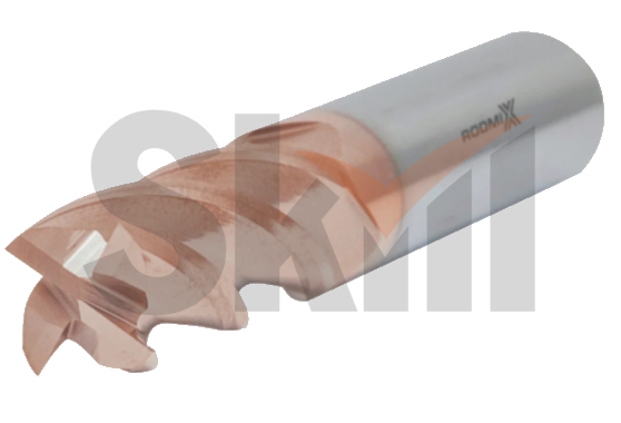 Концевая фреза с плоским торцом 4 зуба, HRC 55, TiSiN 12х30х75