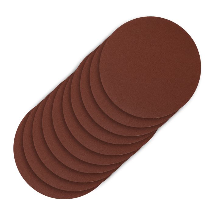 Круг абразивный на ворсовой подложке под "липучку", P 240, 125 мм, 10 шт.// Сибртех