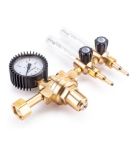 Регулятор FoxWeld WR420-F2 (аргоновый/углекислотный, 1 манометр, 2 расходомера, вентиль, пр-во FoxWe