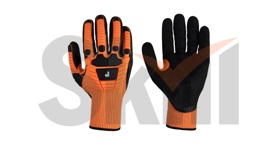 Samurai Shield Защитные трикотажные перчатки Jeta Safety - XL для защиты от порезов (5 класс) с нитр