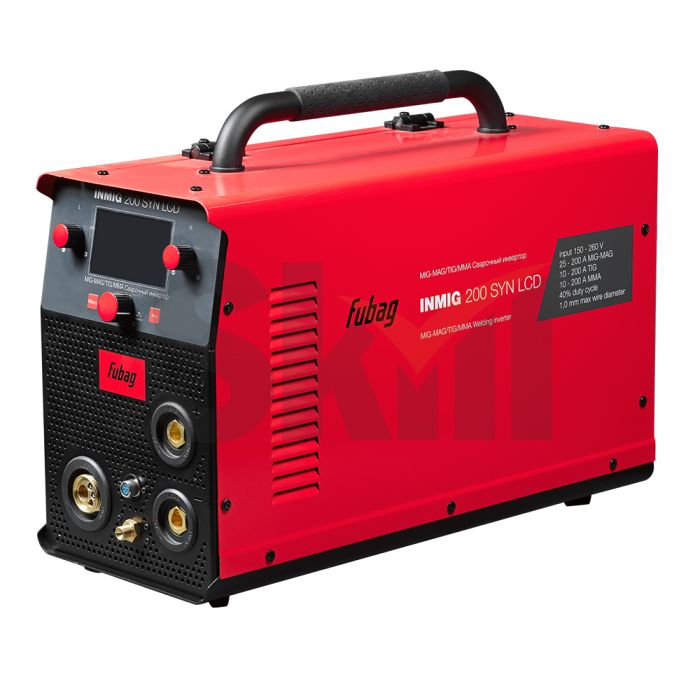 FUBAG Сварочный полуавтомат INMIG 200 SYN LCD (новый дисплей) с горелкой FB 250 3 м (FB 250 Ergo 3 м