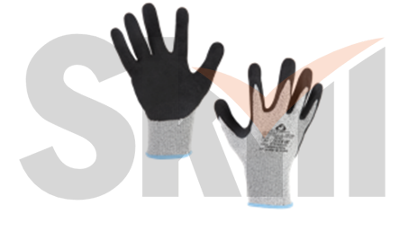 Промышленные перчатки для защиты от порезов (5 класс)  - M с нитриловым покрытием