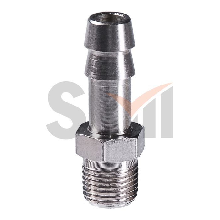 FUBAG Переходник 1/8 дюйма M на елочку 8мм с обжимным кольцом 11Х13мм