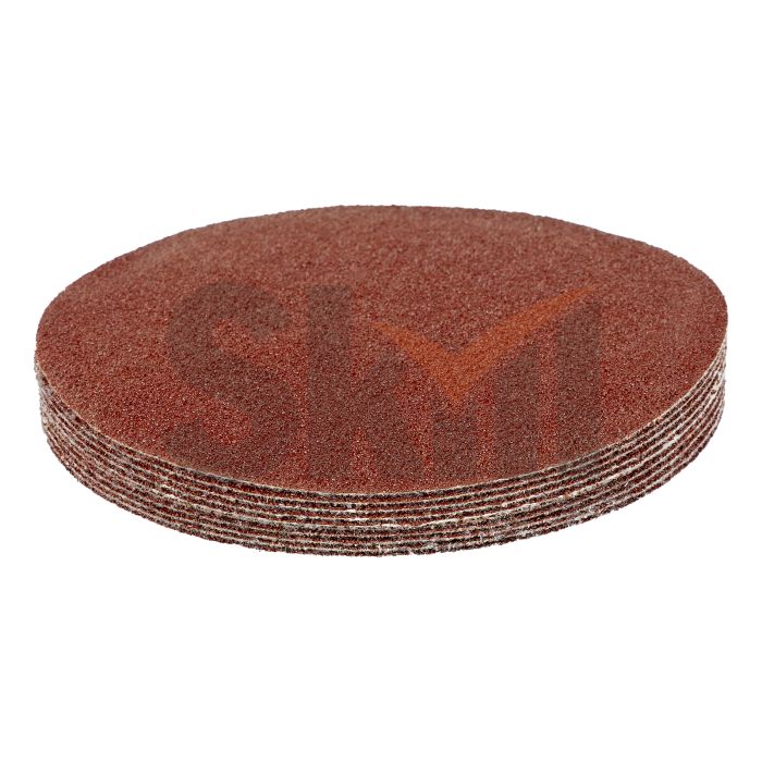 Круг абразивный на ворсовой подложке под "липучку", P 60, 125 мм, 10 шт.// Matrix