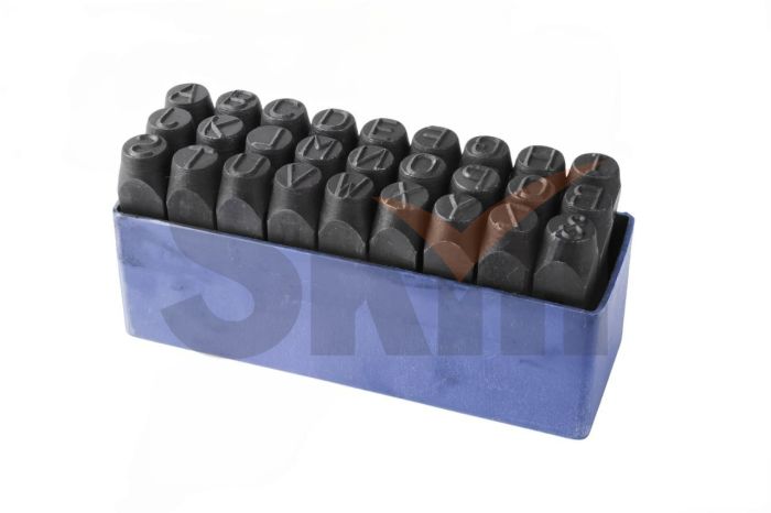 Клеймо буквенное  8мм лат., 27 букв