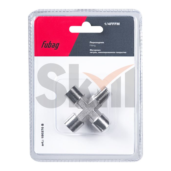FUBAG Переходник 1/4 дюйма FFFM, блистер 1 шт