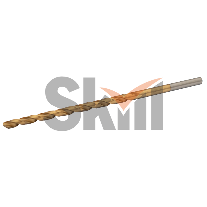 Сверло удлиненное ц/х HSS+TiN 3,8х119 мм DIN340 М2