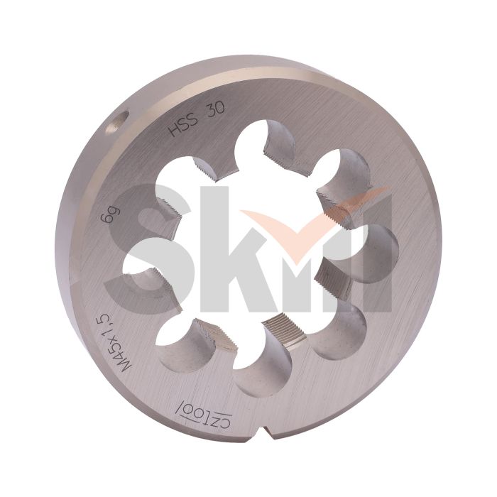 Плашка М45х1,5 DINEN22568 HSS 6g 90х22мм Bucovice(CzTool) 240453