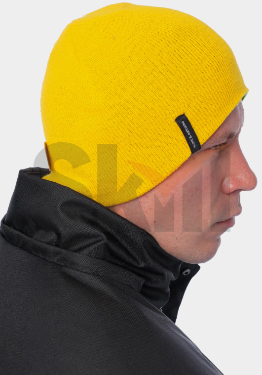 Шапка Brodeks Light Bicolor зеленый-желтый