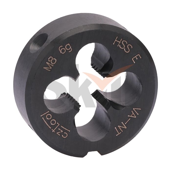 Плашка М 8,0х1,25 DINEN22568 HSSE-VA-NT 6g 25х9мм (Стружколом) Bucovice(CzTool) 301080