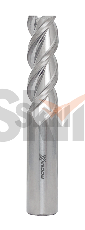 Концевая фреза с угловым радиусом для алюминиевых сплавов 2 зуба, HRC 45 3х18х57 R0,1