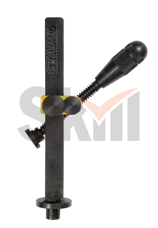 Струбцина с регулировкой по высоте (вертикальная), Азотированная