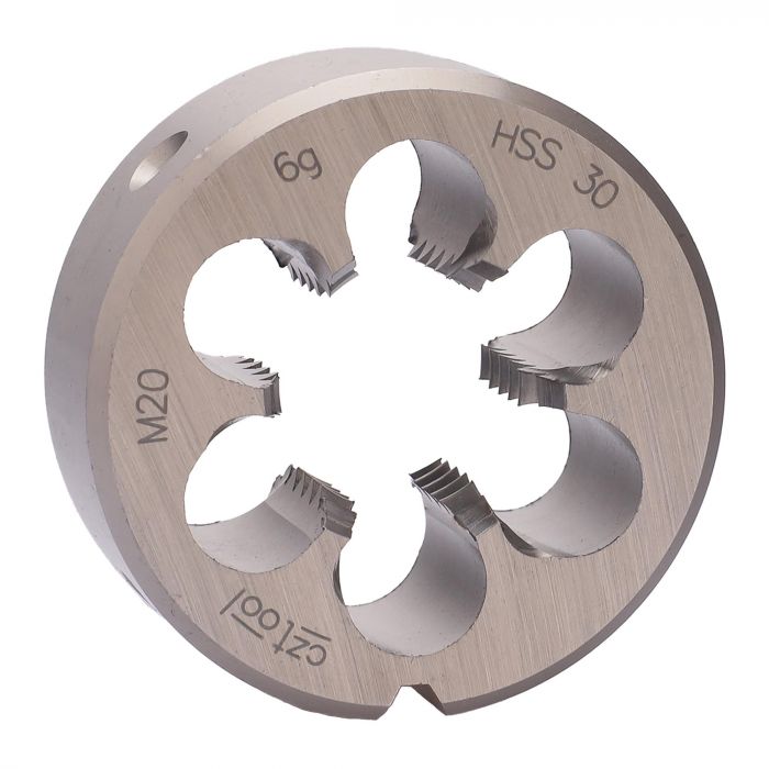 Плашка с стружколомом Bucovice Tools М20х2,5 HSS DIN EN 22568 6g 45х18мм 270200