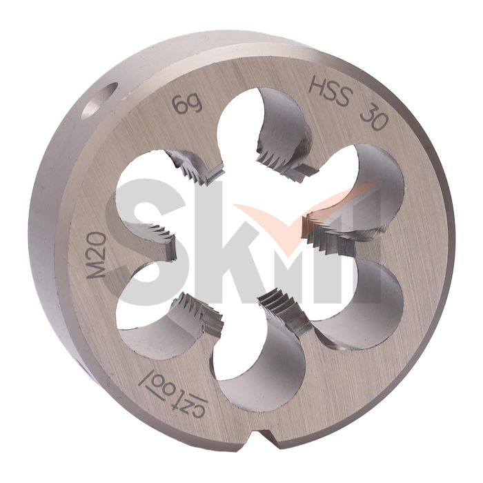 Плашка М20х2,5 DINEN22568 HSS 6g 45х18мм (Стружколом) Bucovice(CzTool) 270200