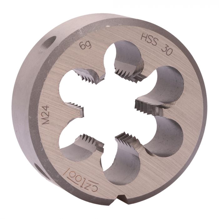 Плашка с стружколомом Bucovice Tools М24х3,0 HSS DIN EN 22568 6g 55х22мм 270240