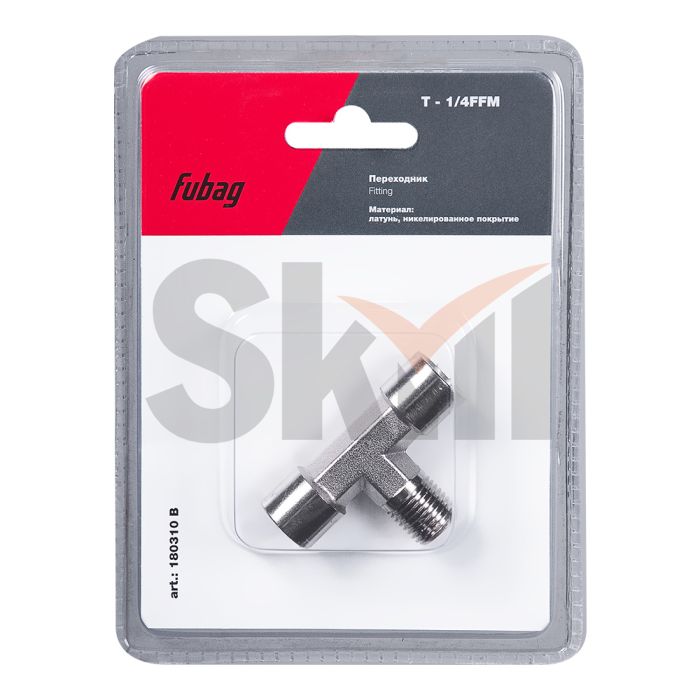 FUBAG Переходник T - 1/4 дюйма FFM, блистер 1 шт
