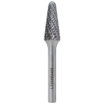 Борфреза сфероконическая L 08х22 M06L100  двойная насечка, удлиненная