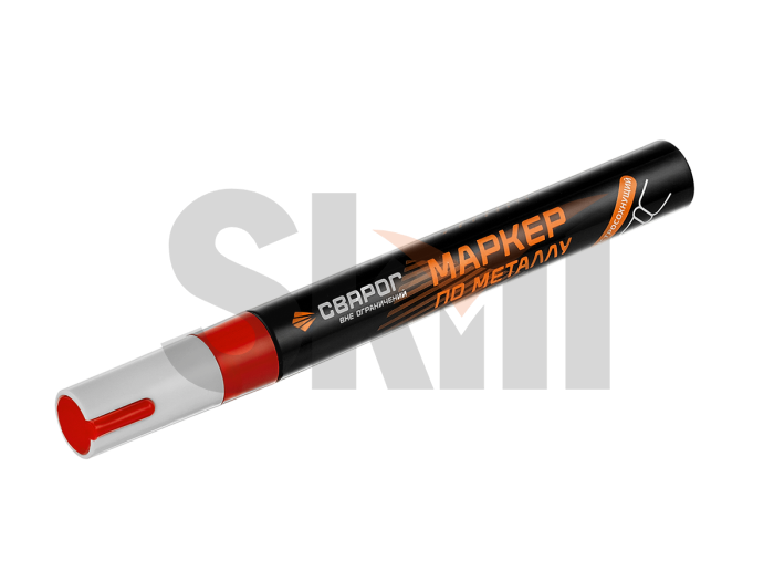 Маркер по металлу красный 3 мм. ТМ «Сварог» (MR103)