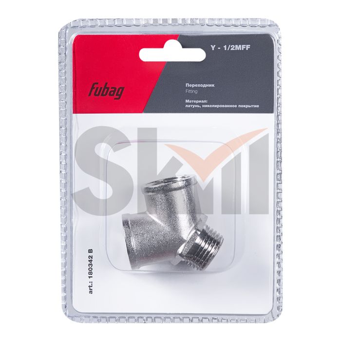 FUBAG Переходник Y - 1/4 дюйма FFF, блистер 1 шт