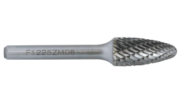 Борфреза параболическая F 20х25 M08 двойная насечка с покрытием