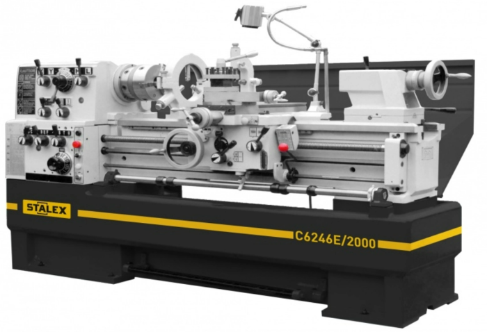 Станок токарно-винторезный Stalex C6246E/2000,зона обработки 460х2000мм с УЦИ, 380В.
