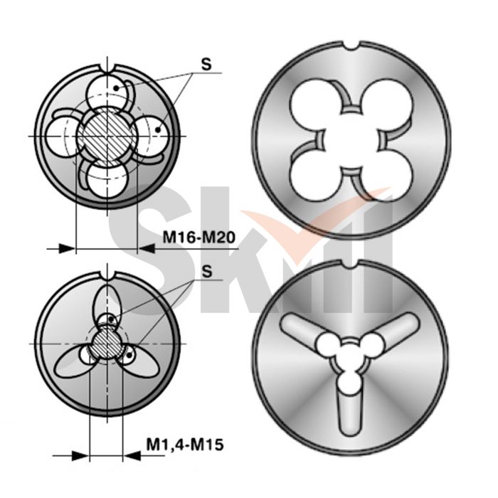 Плашка машинная Bucovice Tools М6х1,0 HSS 6g 20х7мм 247060