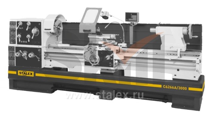Станок токарно-винторезный Stalex  C6266A/3000,зона обработки  660х3000мм с УЦИ, 380В.