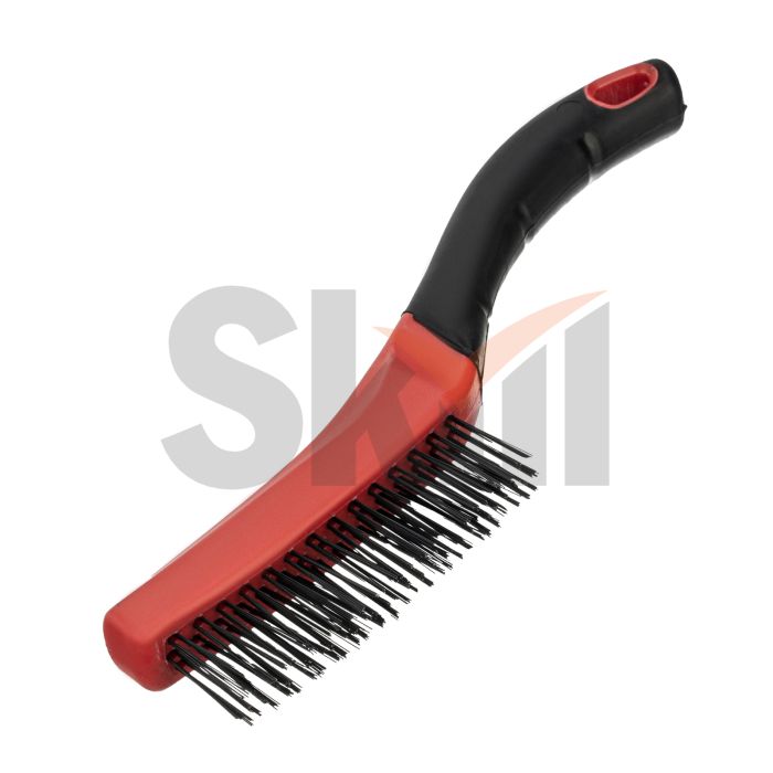 Щетка зачистная трехрядная, двухкомпонентная рукоятка Matrix