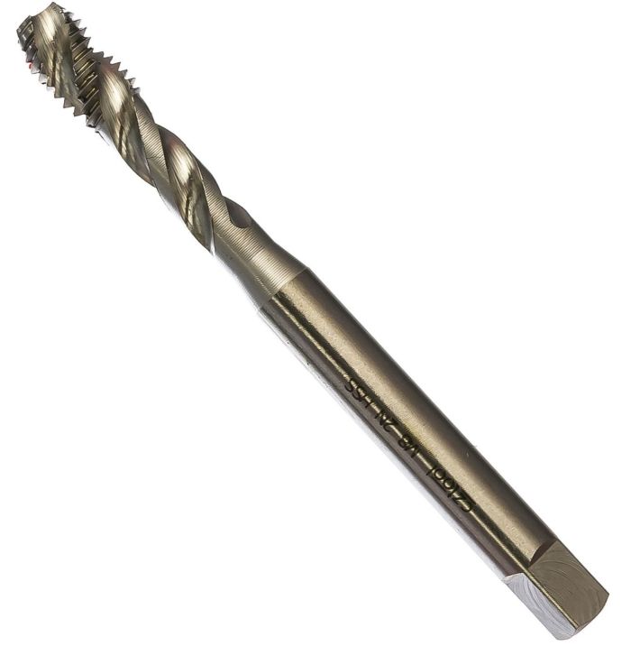 Метчик М 3,5х0,6 (Машинный, винт.) DIN371 HSS 6h(2N) C/2-3P R35 56мм a=3,0 Bucovice(CzTool) 103035