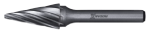 Борфреза коническая M 10х20 M06 насечка по алюминию