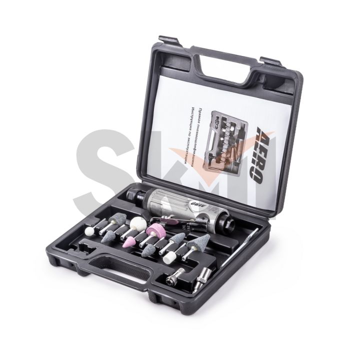 FUBAG Пневмошлифмашина прямая GL25000 + набор в кейсе