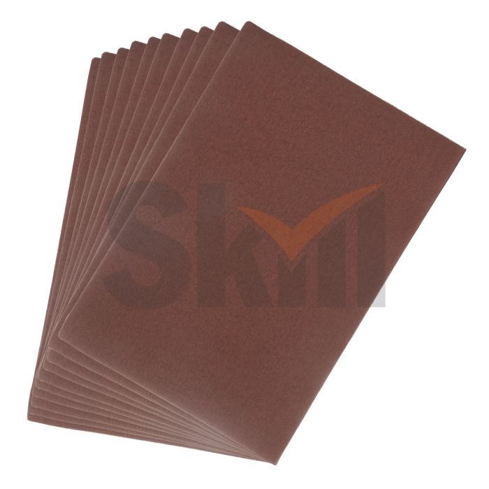 Шлифлист на тканевой основе, зернистость № 4, 240 х 170 мм, 10 шт, водостойкий, "БАЗ"