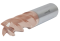 Концевая фреза с плоским торцом 4 зуба, HRC 55, TiSiN, удлиненная 14х45х100