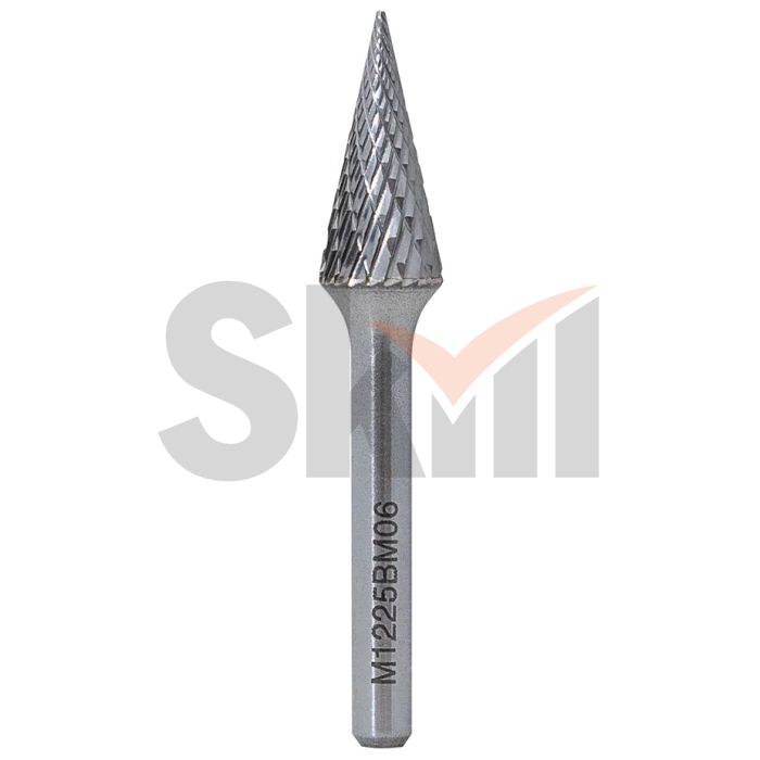 Борфреза коническая M 06х18 M06L150  двойная насечка, удлиненная