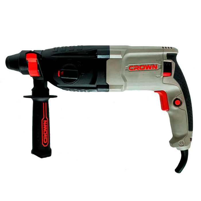 CT18182 BMC CROWN Перфоратор, 800Вт, SDS-Plus, 3-х реж., 2,8Дж, 26мм, кейс