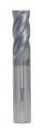 Концевая фреза с угловым радиусом 4 зуба, HRC 45, AlTiN 12х30х75 R1,5