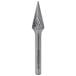 Борфреза коническая M 14х27 M06L150  двойная насечка, удлиненная