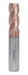 Концевая фреза с угловым радиусом 4 зуба, HRC 55, TiSiN, удлиненная 12х30х100 R1,5
