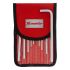 Набор ключей имбусовых TORX-TORX Tampered, 9 шт., T10-T50, CrV, удлиненные, сатин., чехол// Matrix