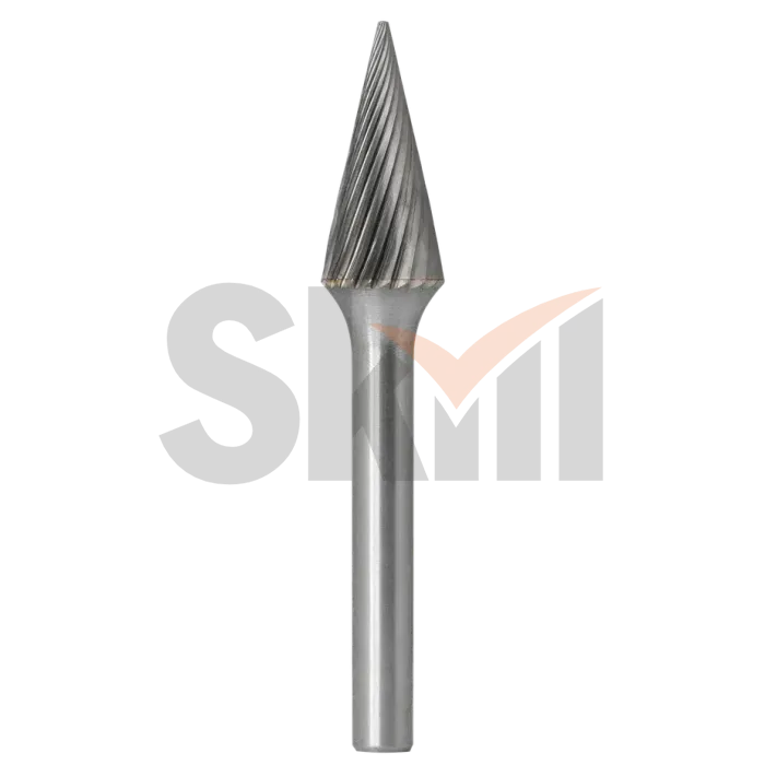 Борфреза коническая M 16х25 M06L100 одинарная насечка, удлиненная