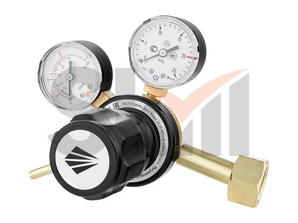 Регулятор расхода газа универсальный Сварог У-30/АР-40-5 (2872632000), манометр с поверкой