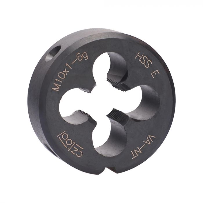 Плашка с стружколомом Bucovice Tools М10х1,0 HSSE-VA-NT DIN EN 22568 6g 30х11мм 301102