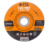 Круг отрезной по металлу FTL Express 125 х 1,2 х 22,2 мм A46TBF