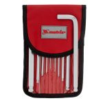 Набор ключей имбусовых HEX, 1,5–12 мм, CrV, 10 шт., удлиненные с шаром, сатин., чехол// Matrix