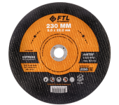 Круг отрезной по металлу FTL Express 230 х 2,5 х 22,2 мм A46TBF