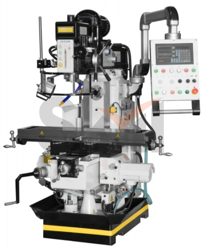 Станок универсально-фрезерный Stalex X6326B, стол 1120х260 мм,автоподача  по осям X/Y/Z, с УЦИ, 380В