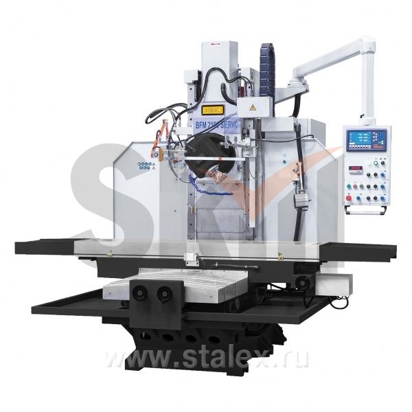 Станок универсально-фрезерный бесконсольный Stalex BFM2100 с УЦИ, автоподача X/Y, 2100х500 мм,380В