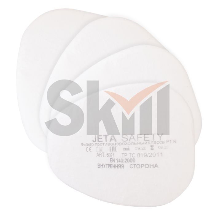 6021-P1RD Фильтр противоаэрозольный (предфильтр) Jeta Safety класса P1 RD, в упаковке 4 шт/коробка 1