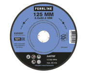 Круг отрезной по металлу FerrLine Expert 125 х 3 х 22,2 мм A46TBF