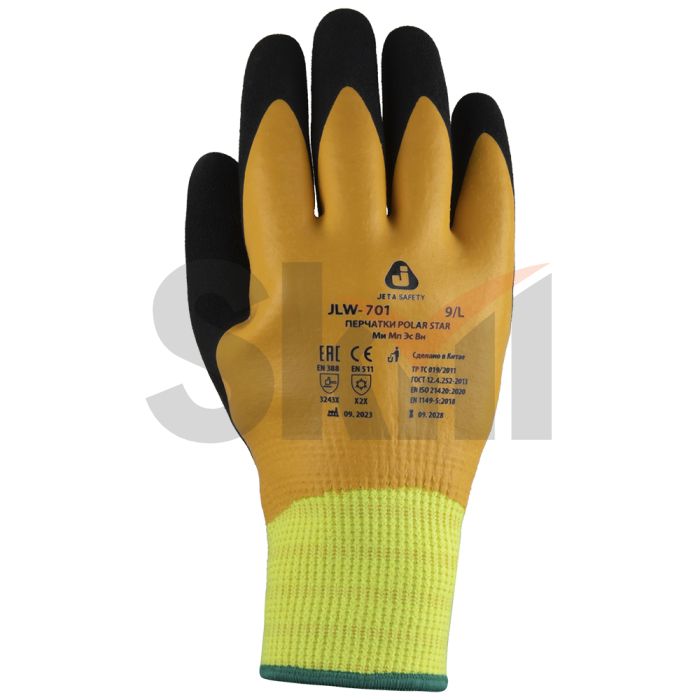 Акриловые утепленные перчатки с начесом